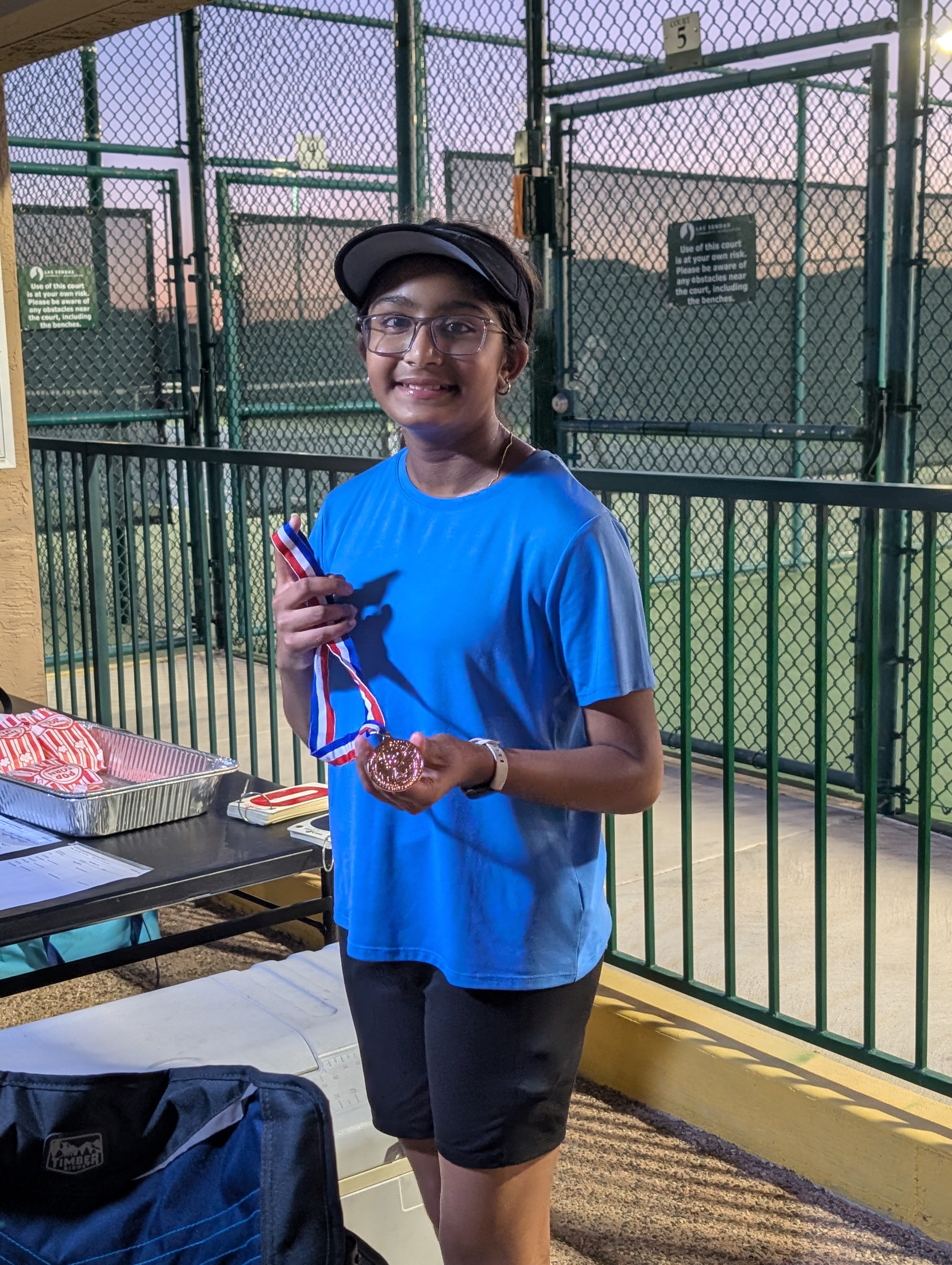 Nilani. 3rd place at the USTA L7 - Las Sendas Open