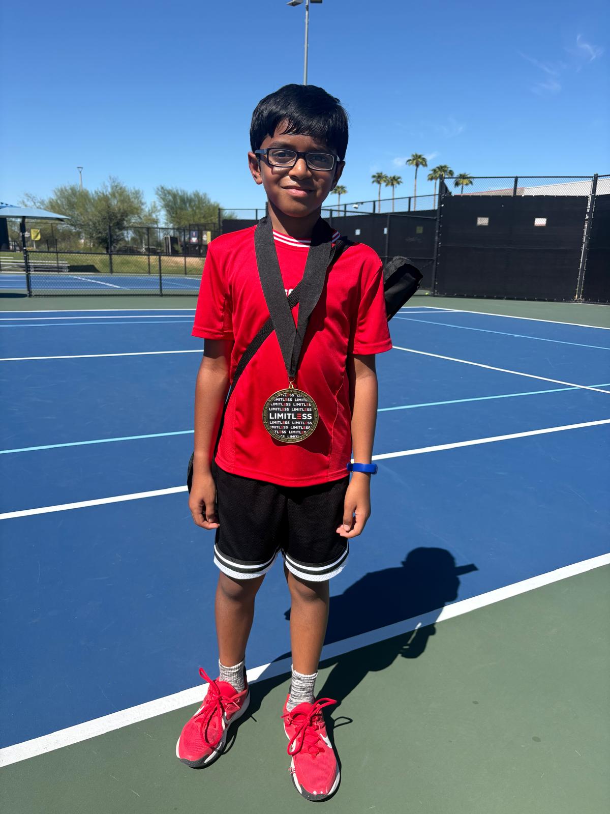 Yashwin! U10 USTA Back to school open - Winner 1st place